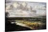 Landscape with a River, 1650-1655-Phillips de Koninck-Stretched Canvas