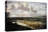 Landscape with a River, 1650-1655-Phillips de Koninck-Stretched Canvas