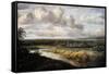 Landscape with a River, 1650-1655-Phillips de Koninck-Framed Stretched Canvas