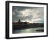 Landscape with a River, 1866-Andreas Achenbach-Framed Giclee Print
