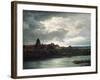 Landscape with a River, 1866-Andreas Achenbach-Framed Giclee Print