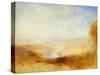 Landscape with a River and a Bay in the Background-J. M. W. Turner-Stretched Canvas