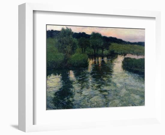 Landscape with a River-Fritz Thaulow-Framed Giclee Print