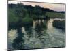 Landscape with a River-Fritz Thaulow-Mounted Giclee Print