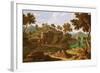 Landscape with a River-Etienne Allegrain-Framed Giclee Print