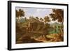 Landscape with a River-Etienne Allegrain-Framed Giclee Print