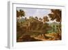 Landscape with a River-Etienne Allegrain-Framed Giclee Print