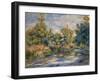 Landscape with a River-Pierre-Auguste Renoir-Framed Giclee Print