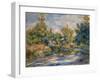 Landscape with a River-Pierre-Auguste Renoir-Framed Giclee Print