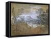 Landscape with a Road at the Edge of a Wood-Thomas Gainsborough-Framed Stretched Canvas