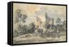 Landscape with a Ruined Castle-Thomas Gainsborough-Framed Stretched Canvas