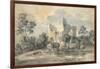 Landscape with a Ruined Castle-Thomas Gainsborough-Framed Giclee Print