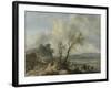 Landscape with a Sandy Path, Philips Wouwerman-Philips Wouwerman-Framed Art Print