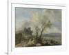 Landscape with a Sandy Path, Philips Wouwerman-Philips Wouwerman-Framed Art Print