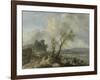 Landscape with a Sandy Path, Philips Wouwerman-Philips Wouwerman-Framed Art Print