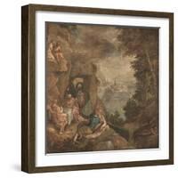 Landscape with a Scene of Enchantment, Ca 1590-Paolo Fiammingo-Framed Giclee Print