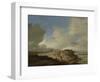 Landscape with a Sign Post-Philips Wouwerman-Framed Art Print