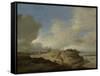 Landscape with a Sign Post-Philips Wouwerman-Framed Stretched Canvas