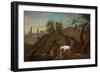 Landscape with a Sleeping Boy, C.1650-null-Framed Giclee Print