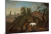 Landscape with a Sleeping Boy, C.1650-null-Mounted Giclee Print
