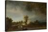 Landscape with a Stone Bridge, C.1638-Rembrandt van Rijn-Stretched Canvas