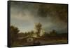Landscape with a Stone Bridge, C.1638-Rembrandt van Rijn-Framed Stretched Canvas
