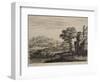 Landscape with a Stone Bridge, C.1650-Jan Van Goyen-Framed Giclee Print