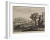 Landscape with a Stone Bridge, C.1650-Jan Van Goyen-Framed Giclee Print