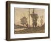 Landscape with a Stream-Henri-Joseph Harpignies-Framed Giclee Print