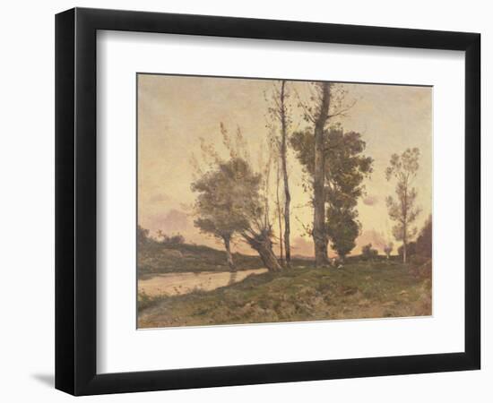 Landscape with a Stream-Henri-Joseph Harpignies-Framed Giclee Print