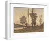 Landscape with a Stream-Henri-Joseph Harpignies-Framed Giclee Print
