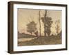 Landscape with a Stream-Henri-Joseph Harpignies-Framed Giclee Print