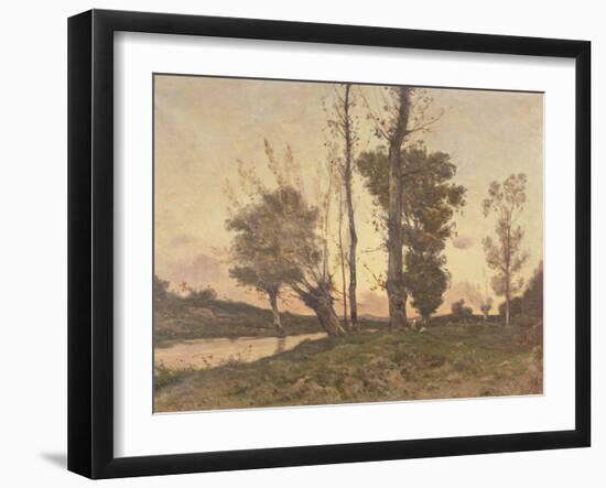 Landscape with a Stream-Henri-Joseph Harpignies-Framed Giclee Print