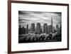 Landscape with a Top of Empire State Building-Philippe Hugonnard-Framed Art Print