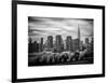 Landscape with a Top of Empire State Building-Philippe Hugonnard-Framed Art Print