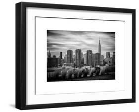 Landscape with a Top of Empire State Building-Philippe Hugonnard-Framed Art Print