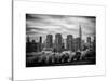 Landscape with a Top of Empire State Building-Philippe Hugonnard-Stretched Canvas