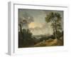 Landscape with a Waterfall, 1783-Abraham Pether-Framed Giclee Print