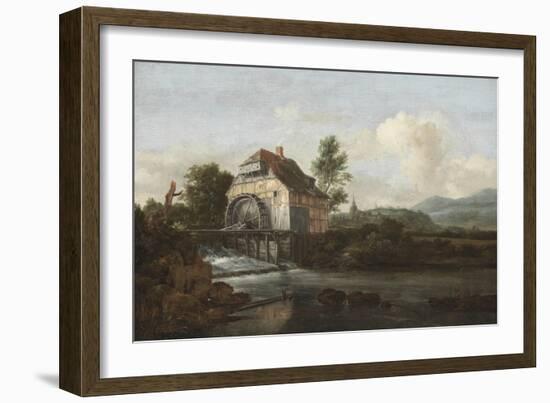 Landscape with a Watermill, c.1680-Jacob Isaaksz. Or Isaacksz. Van Ruisdael-Framed Giclee Print