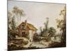 Landscape with a Watermill-Francois Boucher-Mounted Art Print