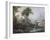 Landscape with a Watermill-Francois Boucher-Framed Giclee Print