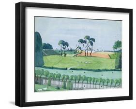 Landscape with a Windmill-John Northcote Nash-Framed Giclee Print