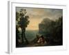 Landscape with Acis and Galatea, 1657-Claude Lorraine-Framed Giclee Print