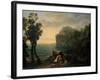 Landscape with Acis and Galatea, 1657-Claude Lorraine-Framed Giclee Print