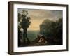 Landscape with Acis and Galatea, 1657-Claude Lorraine-Framed Giclee Print