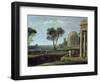 Landscape with Aeneas at Delos, 1672-Claude Lorraine-Framed Giclee Print