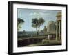 Landscape with Aeneas at Delos, 1672-Claude Lorraine-Framed Giclee Print