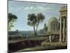 Landscape with Aeneas at Delos, 1672-Claude Lorraine-Mounted Giclee Print