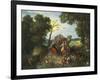 Landscape with Allegories of the Four Elements-Pieter Brueghel the Younger-Framed Premium Giclee Print