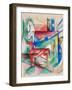 Landscape with Animals, 1913-Franz Marc-Framed Giclee Print